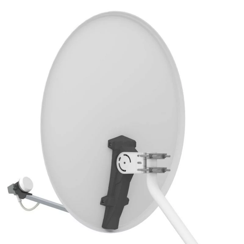 Aluminum Satellite Antenna 80cm - 80PB - AP0028 - 2 Clamps