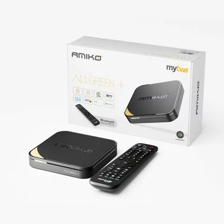Amiko A11 Green+ BT - Box Android TV - 2GB/16GB - MyTV 3