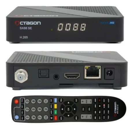 Octagon SX88 SE V2 - Definesat - IPTV / Satélite - H.265 Full HD|Octagon|4260189999984