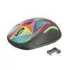 Trust Yvi Mouse - 1600 DPI - Wireless - Multicolor