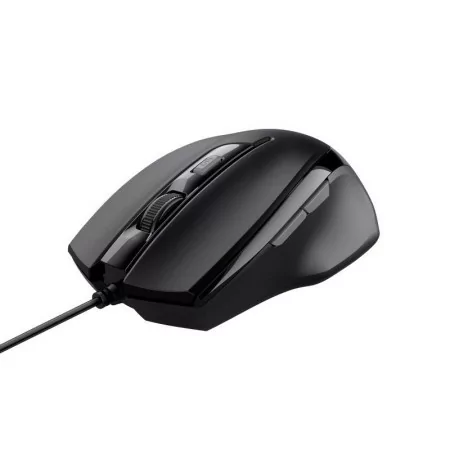 Rato Trust Voca Comfort - 2400 DPI - Preto