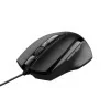 Rato Trust Voca Comfort - 2400 DPI - Preto