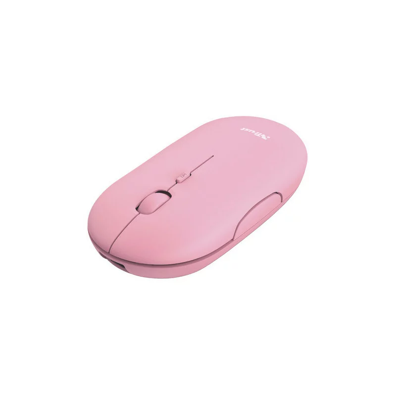 Trust Puck Mouse - 1600 DPI - Wireless - Pink Trust Puck Mouse - 1600 DPI - Wireless - Pink