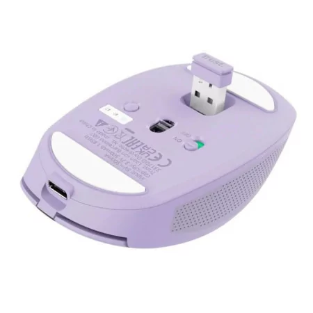 Trust Ozaa Mouse - 3200 DPI - Wireless - Pink