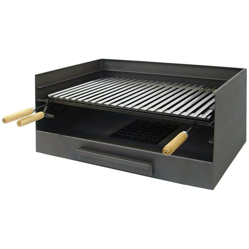 Drawer with Stainless Steel Grid 61X40X32Cm Imex El Zorro