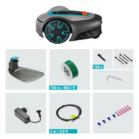 Gardena Lawn Mower Robot - Bluetooth - AI-precise - Auto Weather - 74456