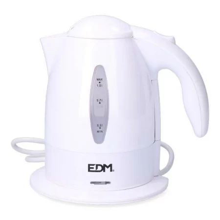 Hervidor Eléctrico EDM - 1L - 2200W - Blanco - Kettle