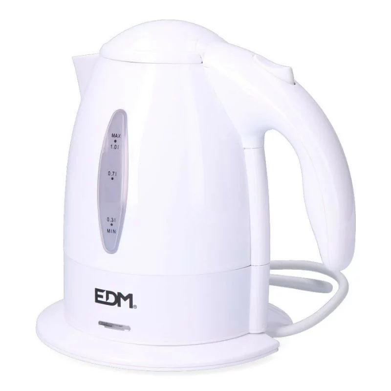 Hervidor Eléctrico EDM - 1L - 2200W - Blanco - Kettle