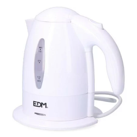 Hervidor Eléctrico EDM - 1L - 2200W - Blanco - Kettle