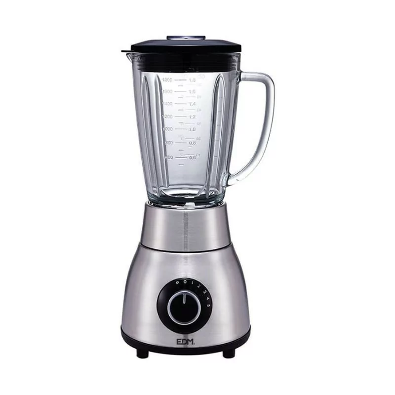 Liquidificador 1200w com copo de vidro 1,8 l ø18,5x43cm edm Liquidificador 1200w com copo de vidro 1,8 l ø18,5x43cm edm