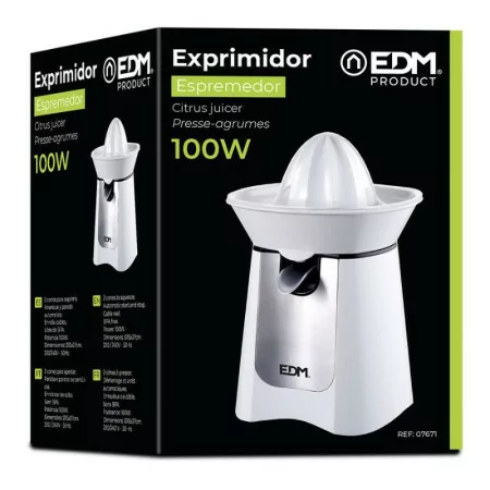 Espremedor de citrinos 100w ø16,5x25,5cm edm