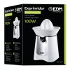 Espremedor de citrinos 100w ø16,5x25,5cm edm