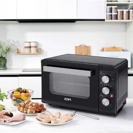 Mini Forno EDM - 23L - 1380W - Preto - 07578|EdM|8425998075786
