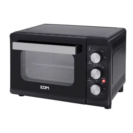 Mini Forno EDM - 23L - 1380W - Preto - 07578|EdM|8425998075786