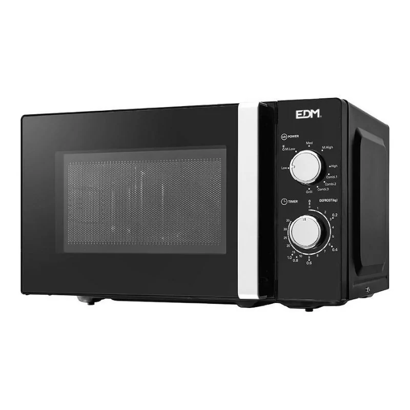 Microondas Grill EDM - 1000W - Preto - 07413|EdM|8425998074130 Microondas Grill EDM - 1000W - Preto - 07413|EdM|8425998074130