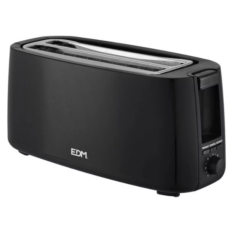 Torradeira duas fendas longas black design edm
