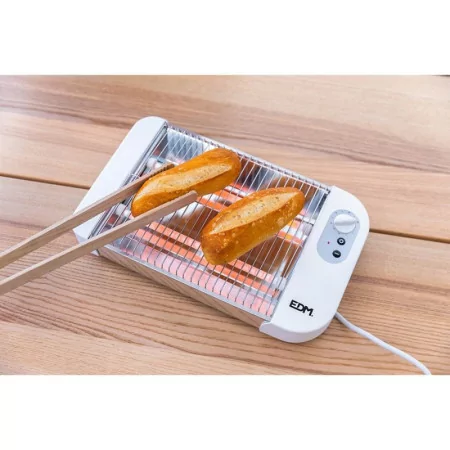 Torradeira horizontal 600w com temporizador 35,5x21x6cm edm