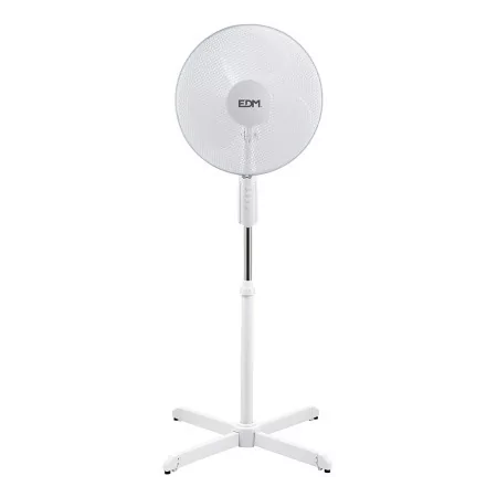 Standing Fan 110-130cm EDM - White - 50W