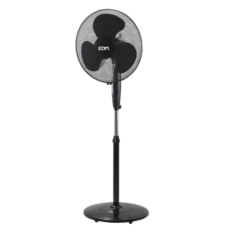Standing Fan 110-130cm EDM - Black - 45W