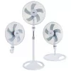 Standing / Wall / Portable Fan (3 in 1) - 107-130cm EDM - White - 45W