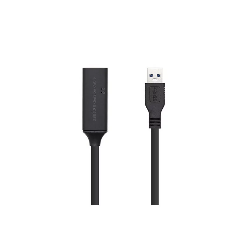 Cabo Usb(A)/M - A USB 3.0 (a)h Aisens Amplificador 5M - Macho / Fêmea USB A - 9W