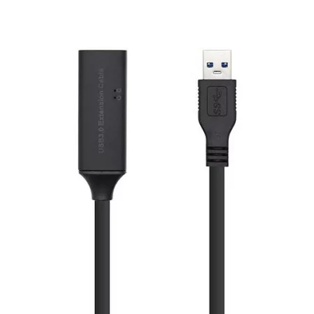 Cabo Usb(A)/M - A USB 3.0 (a)h Aisens Amplificador 5M - Macho / Fêmea USB A - 9W