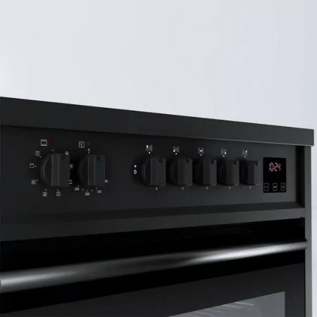 Meireles Electric Stove - 5 Burners - 121L - Black - E 913 BL