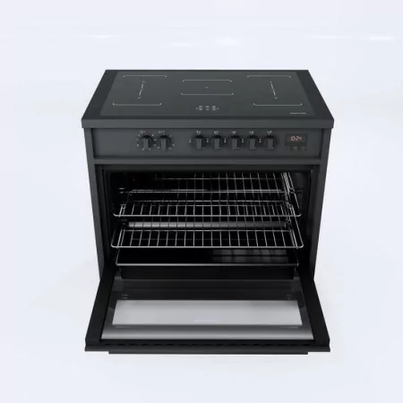 Meireles Electric Stove - 5 Burners - 121L - Black - E 913 BL