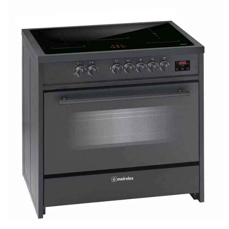 Meireles Electric Stove - 5 Burners - 121L - Black - E 913 BL Meireles Electric Stove - 5 Burners - 121L - Black - E 913 BL