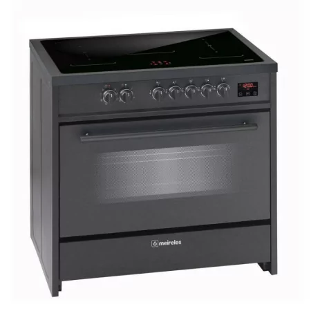 Meireles Electric Stove - 5 Burners - 121L - Black - E 913 BL
