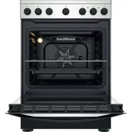 Indesit Electric Stove - 4 Burners - 69L - Stainless Steel - IS67V5PHX/E