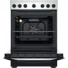 Indesit Electric Stove - 4 Burners - 69L - Stainless Steel - IS67V5PHX/E