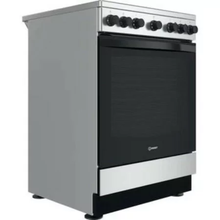 Indesit Electric Stove - 4 Burners - 69L - Stainless Steel - IS67V5PHX/E