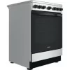 Indesit Electric Stove - 4 Burners - 69L - Stainless Steel - IS67V5PHX/E