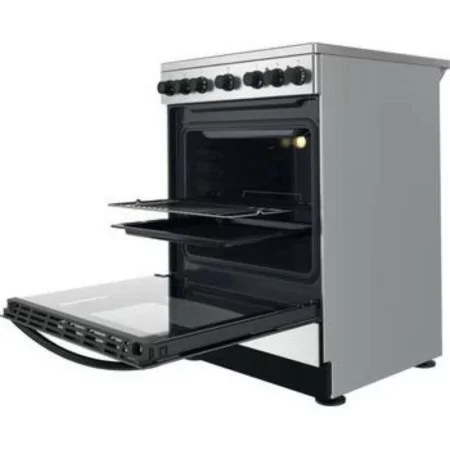 Indesit Electric Stove - 4 Burners - 69L - Stainless Steel - IS67V5PHX/E