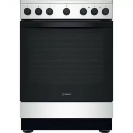 Indesit Electric Stove - 4 Burners - 69L - Stainless Steel - IS67V5PHX/E