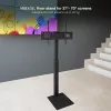 TooQ Floor TV Stand - Height Adjustment - 37" / 70" - FS2285M-B