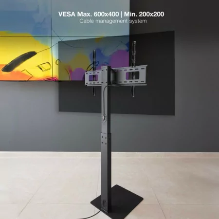 TooQ Floor TV Stand - Height Adjustment - 37" / 70" - FS2285M-B