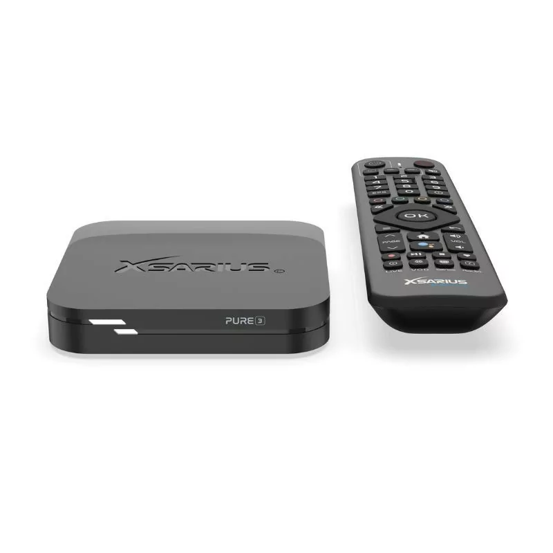 Box Android IPTV - Xsarius Pure 3 - 2GB/16GB - 4K