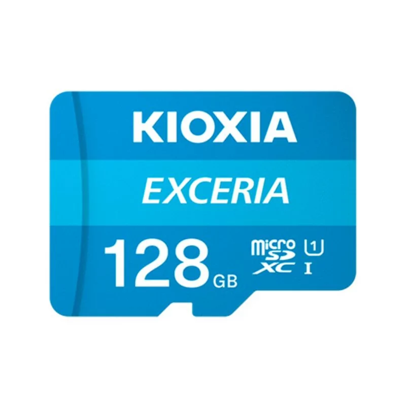 Kioxia MicroSD Memory Card - Exceria 128GB - W/ Adapter Kioxia MicroSD Memory Card - Exceria 128GB - W/ Adapter