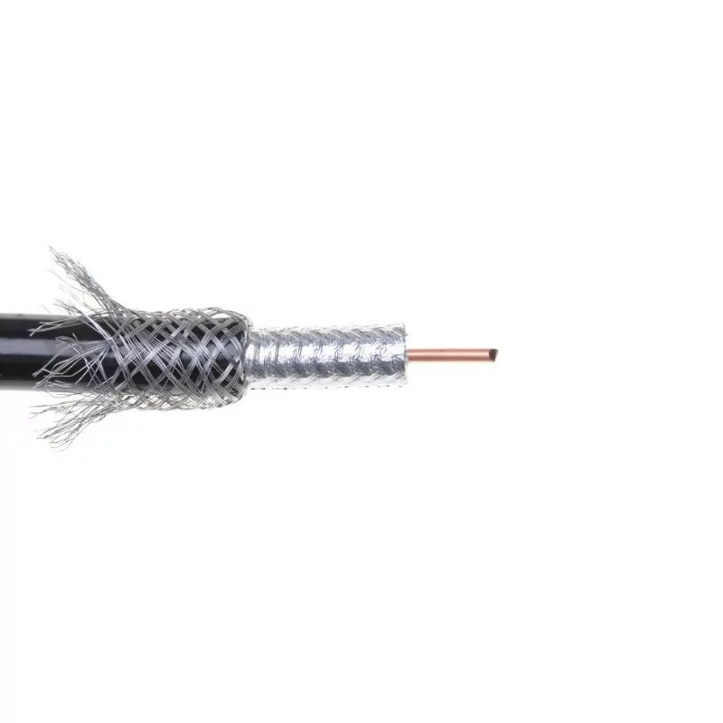 Cable Coaxial RG6 Negro PVC - 25M