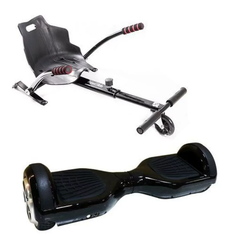 Pack Hoveboard UrbanGlide 65 Elite - Kart Pilot - Preto Pack Hoveboard UrbanGlide 65 Elite - Kart Pilot - Preto