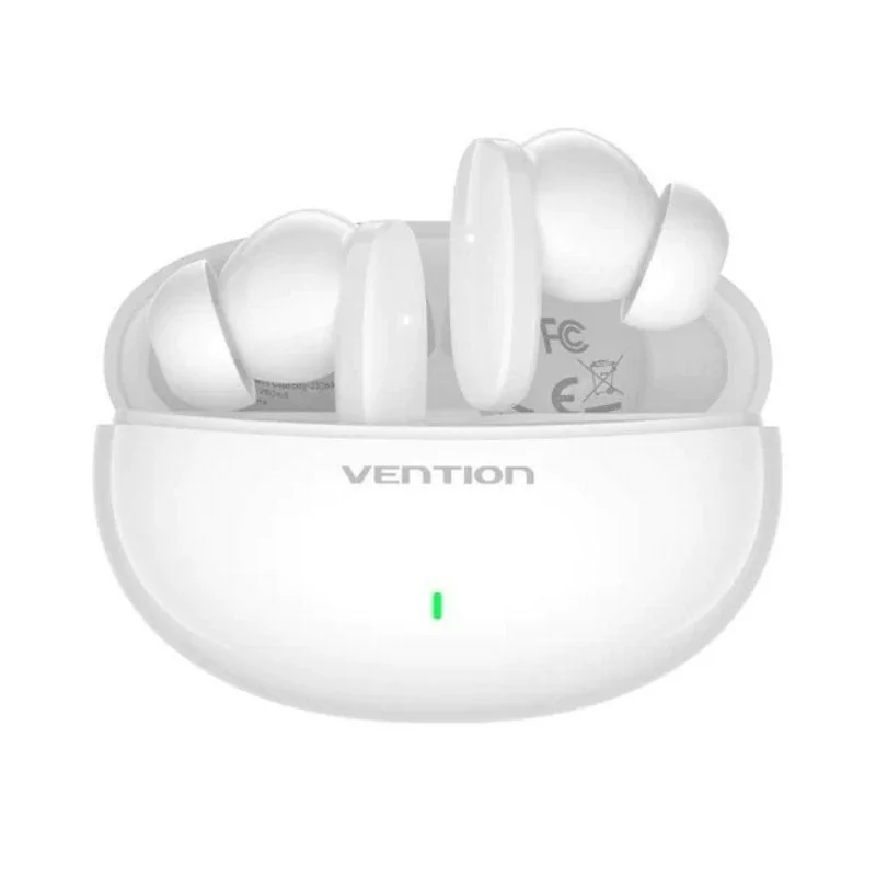 Auriculares Bluetooth Vention NBFW0 - Autonomia 7h - Bluetooth 5.3 - Brancos|Vention|6922794772038 Auriculares Bluetooth Vention NBFW0 - Autonomia 7h - Bluetooth 5.3 - Brancos|Vention|6922794772038