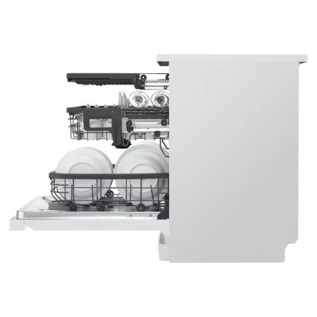 LG Dishwasher - 14 Place Settings - White - DF355FW