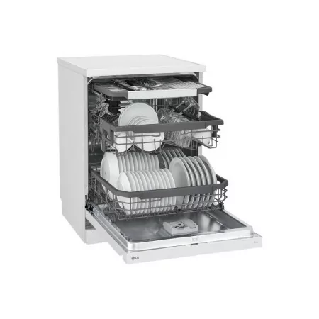 LG Dishwasher - 14 Place Settings - White - DF355FW