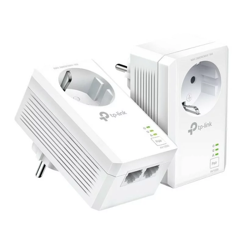 TP-Link Powerline - TL-PA7027P KIT - (1000Mbps - Range 300m - Pack of 2) TP-Link Powerline - TL-PA7027P KIT - (1000Mbps - Range 300m - Pack of 2)