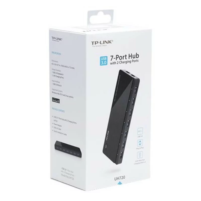Hub USB3.0 7 Portas TP-Link + 2 Portas USB 4A Charging - UH720|TP-Link|6935364010041 Hub USB3.0 7 Portas TP-Link + 2 Portas USB 4A Charging - UH720|TP-Link|6935364010041