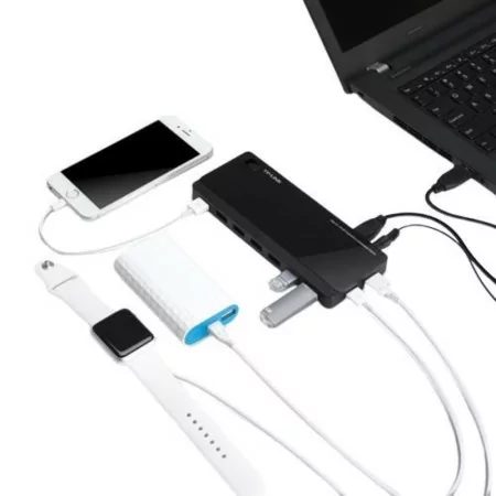 Hub USB3.0 7 Portas TP-Link + 2 Portas USB 4A Charging - UH720|TP-Link|6935364010041