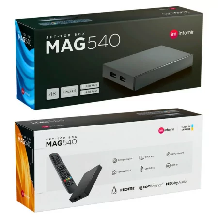 Mag 540 - IPTV Box - Linux 4K