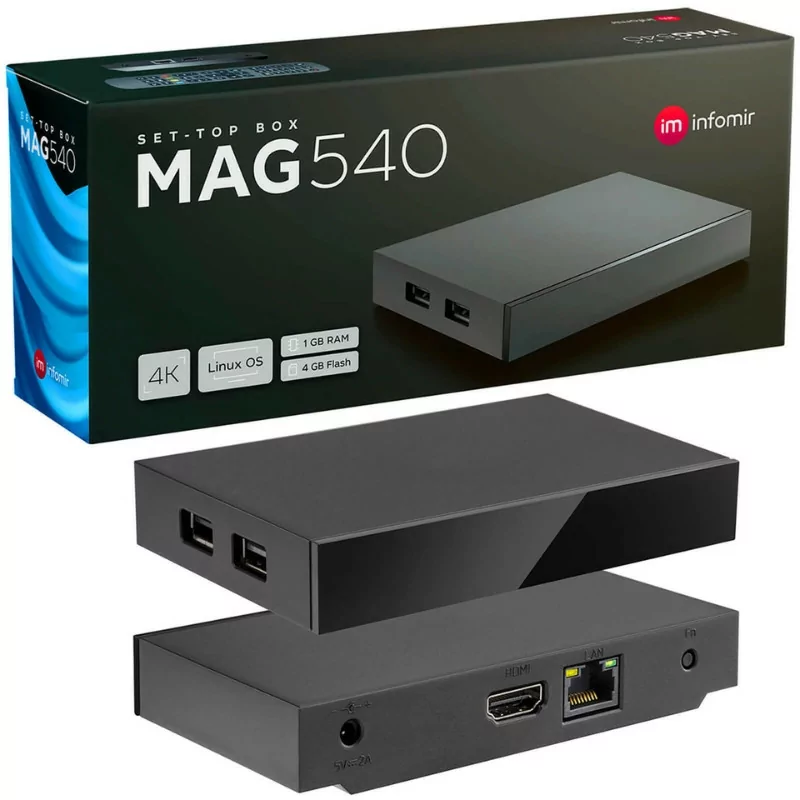 Mag 540 - IPTV Box - Linux 4K Mag 540 - IPTV Box - Linux 4K